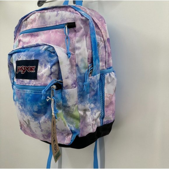 Jansport Cool Student Backpack XL Pastel Tie-Dye Fits 15\